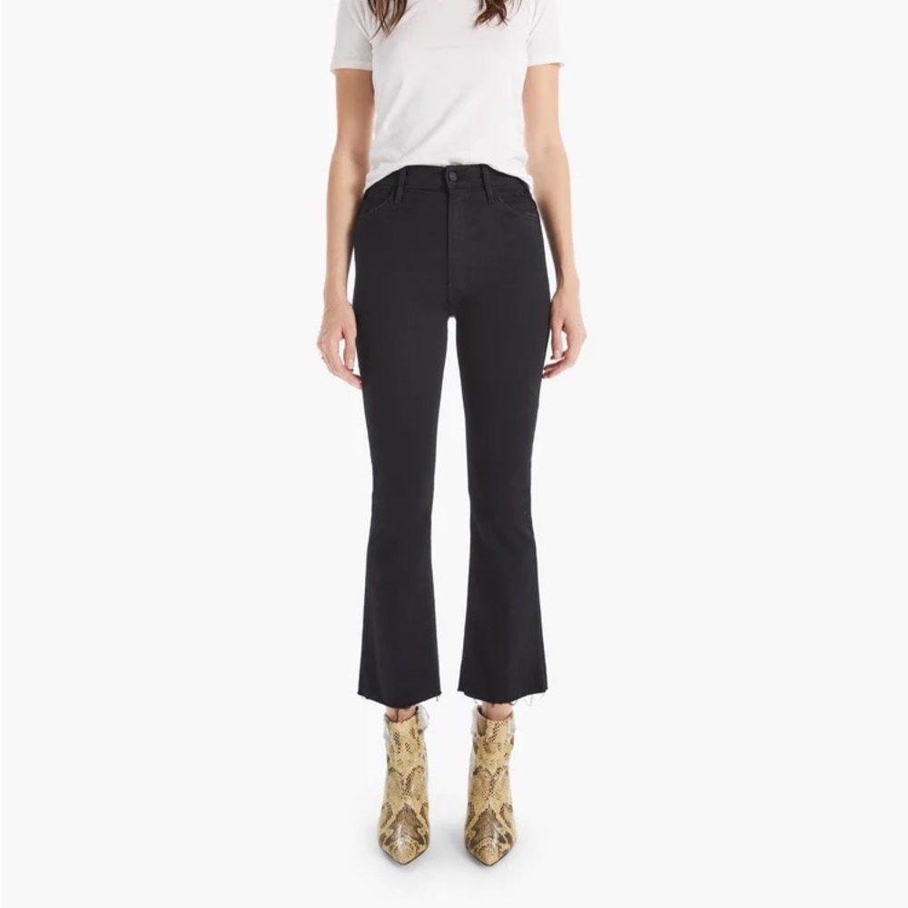 MOTHER The Hustler Ankle Fray Jeans in Not Guilty sz 26